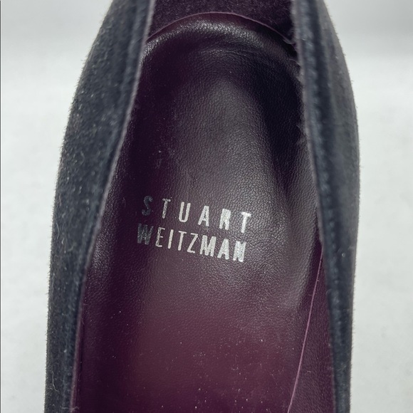 Stuart Weitzman suede bow pumps Sz 7 - Picture 7 of 9